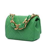 Chanel Small Quilted Lambskin Chain Is More Flap