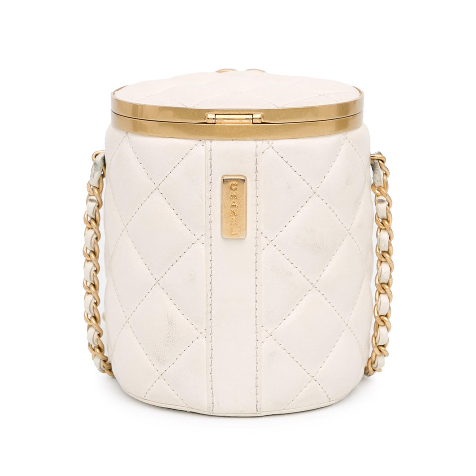 Chanel Small Quilted Lambskin Crown Box Bag