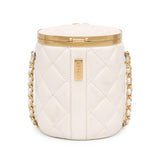 Chanel Small Quilted Lambskin Crown Box Bag