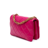 Chanel Small Quilted Lambskin On And On Chain Flap