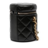 Chanel Small Quilted Lambskin Side Note Vanity Case