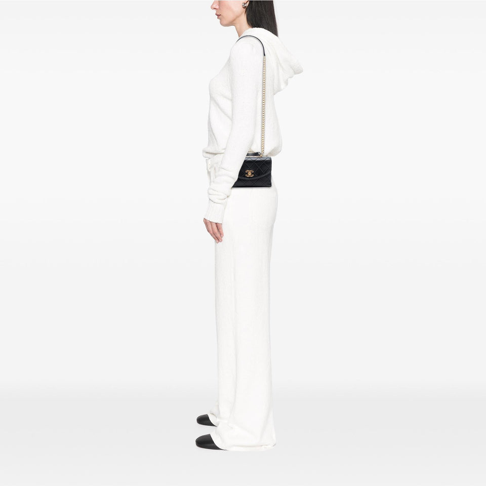 Chanel Small Quilted Lambskin Trendy Spirit Top Handle Bag