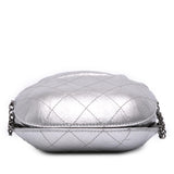 Chanel Small Quilted Metallic Aged Calfskin Gabrielle Bucket Bag