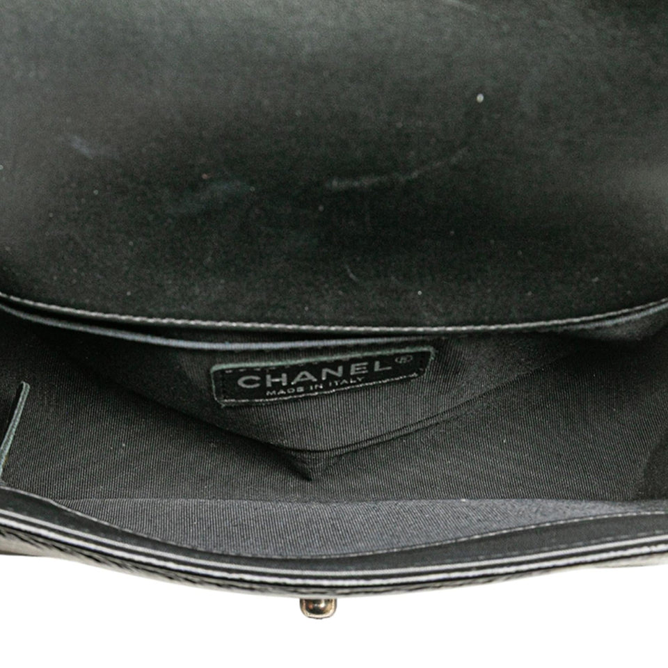 Chanel Small Quilted Patent Boy Flap