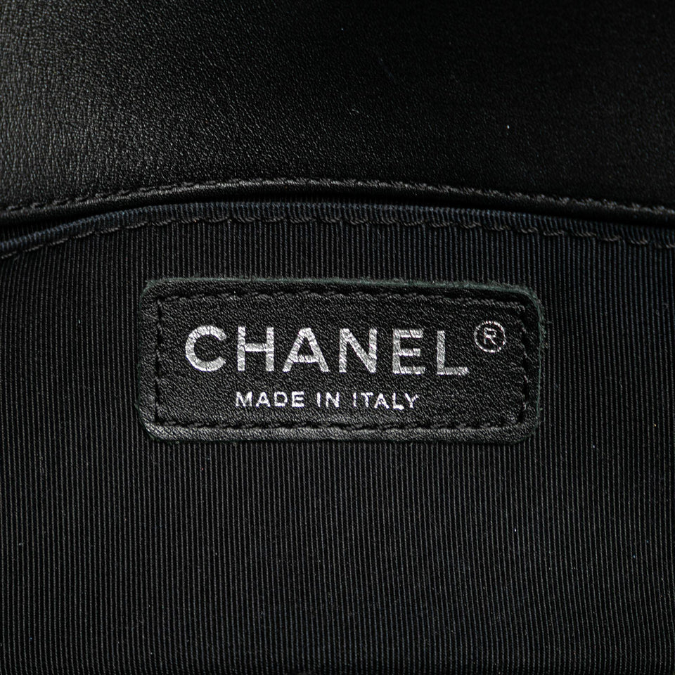 Chanel Small Quilted Patent Boy Flap