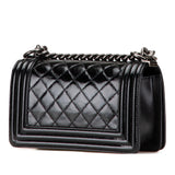 Chanel Small Quilted Patent Boy Flap