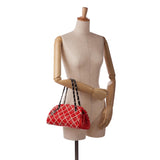 Chanel Small Stitch Just Mademoiselle Bowling Bag (SHG-uVLABc)