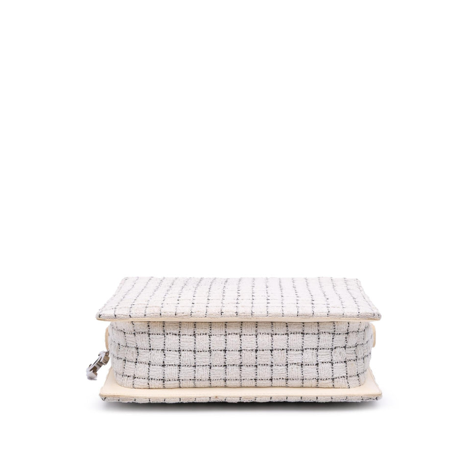 Chanel Small Tweed and Resin Zipped Shopping Bag