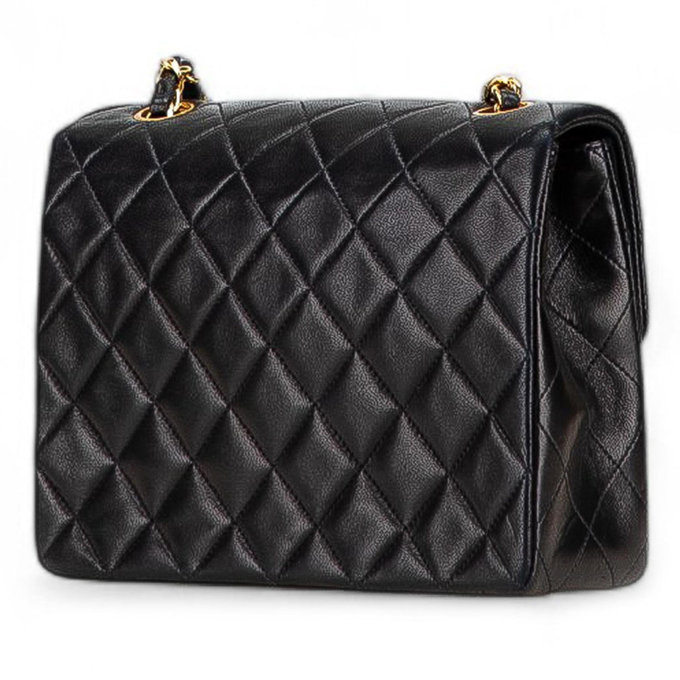 Chanel Square Quilted Lambskin Single Flap