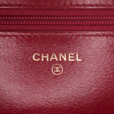 Chanel Stitched Goatskin Golden CC Wallet On Chain