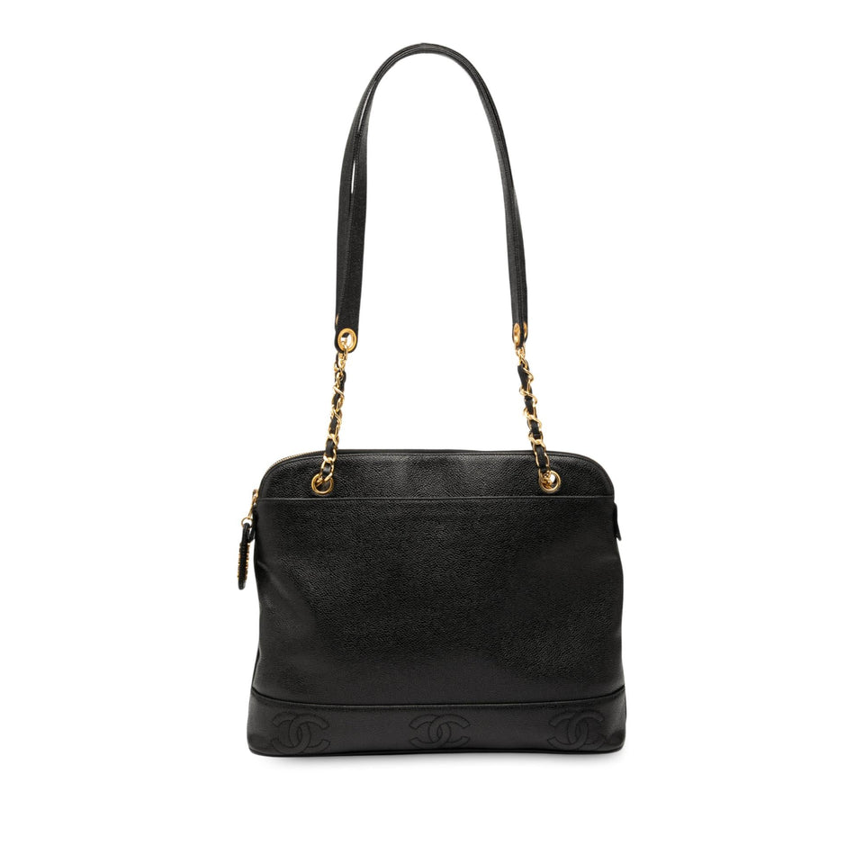 Chanel Triple CC Caviar Shoulder Bag