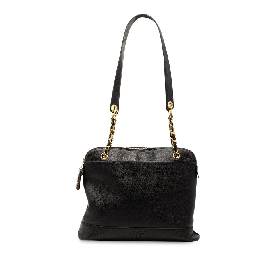 Chanel Triple CC Caviar Shoulder Bag