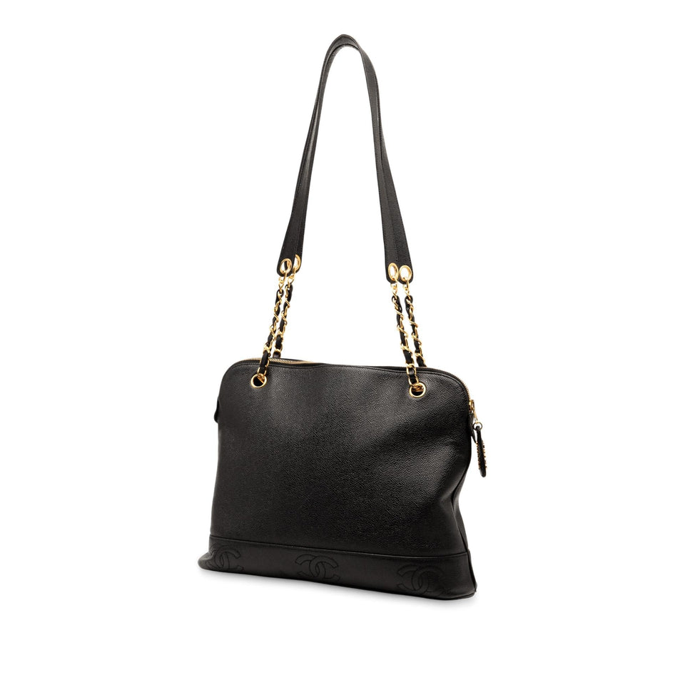Chanel Triple CC Caviar Shoulder Bag
