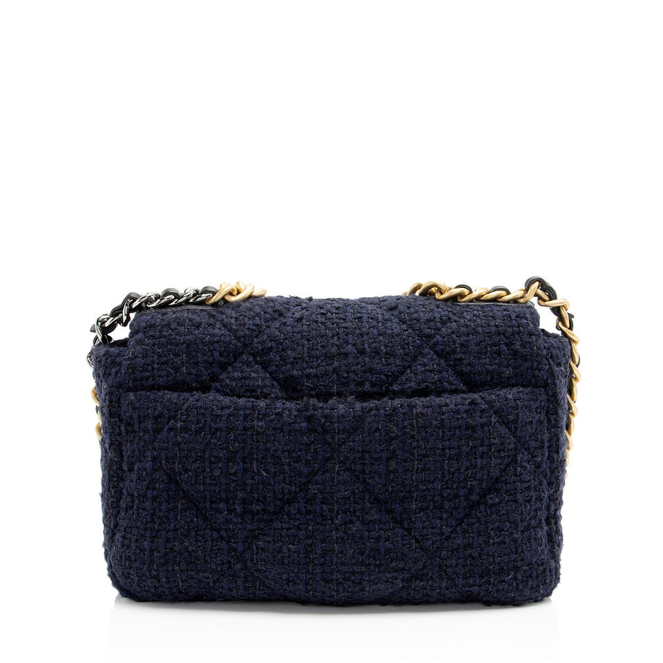 Chanel Tweed 19 Medium Flap Bag