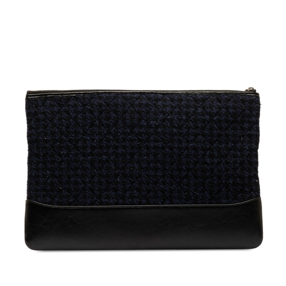 Chanel Tweed Gabrielle Clutch Bag (SHG-bga3xd)