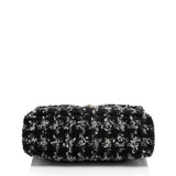 Chanel Tweed Houndstooth 19 Large Flap Shoulder Bag
