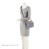 Chanel Tweed Houndstooth 19 Medium Flap Shoulder Bag
