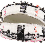 Chanel Tweed Round Clutch with Chain (SHG-jox5Cf)