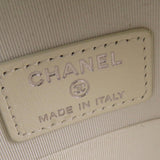 Chanel Tweed Round Clutch with Chain (SHG-jox5Cf)