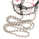 Chanel Tweed Round Clutch with Chain (SHG-jox5Cf)