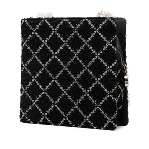 Chanel Tweed and Resin Zipped Chain Shopping Bag