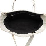 Chanel Vintage Canvas Camellia No. 5 Tote
