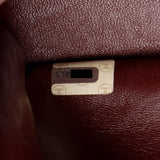 Chanel Vintage Lambskin Circle CC Flap Shoulder Bag