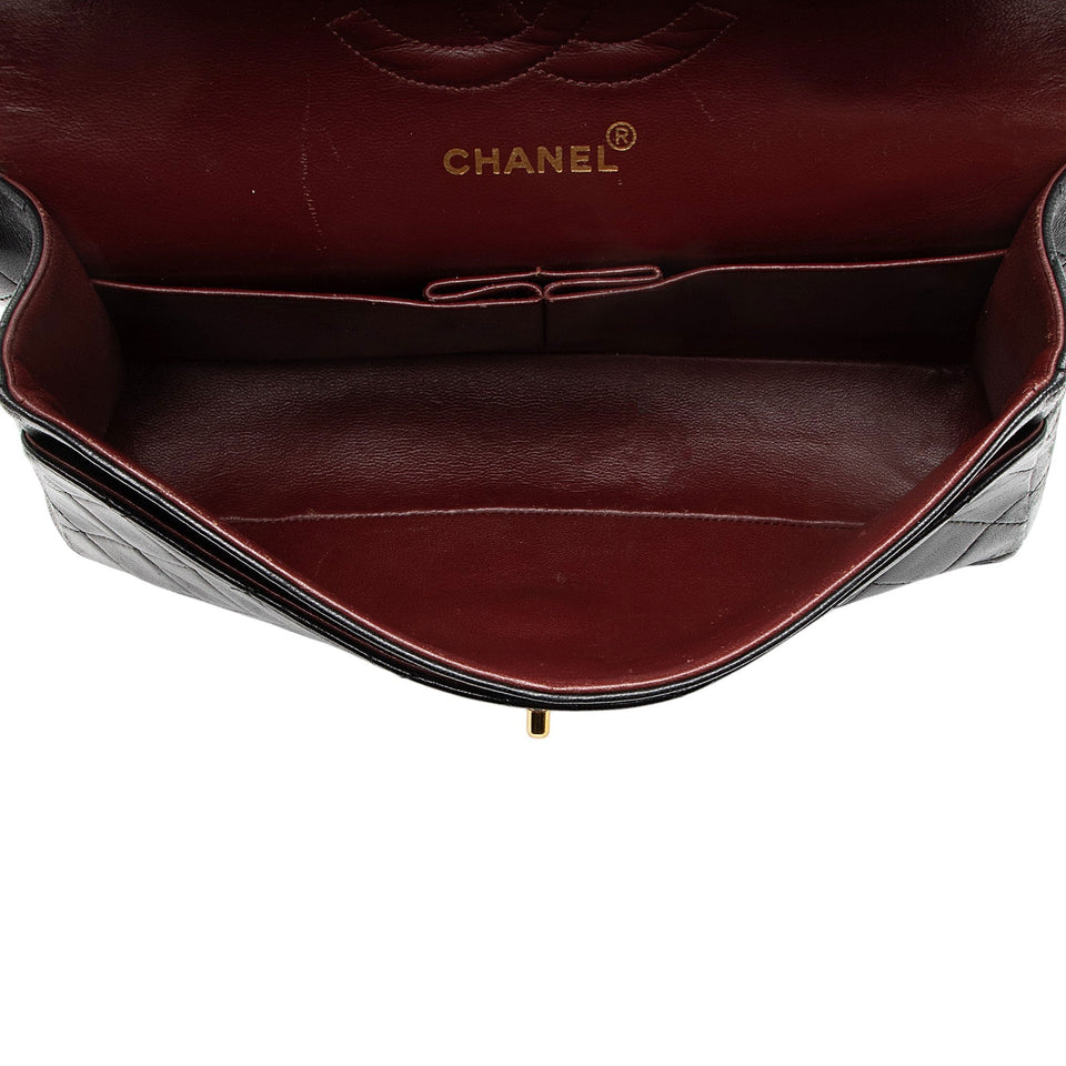 Chanel Vintage Lambskin Classic Medium Double Flap Bag