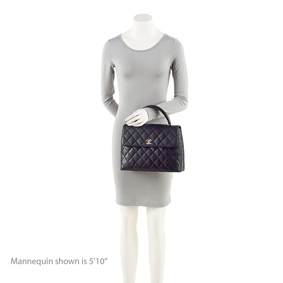 Chanel Vintage Lambskin Kelly Top Handle