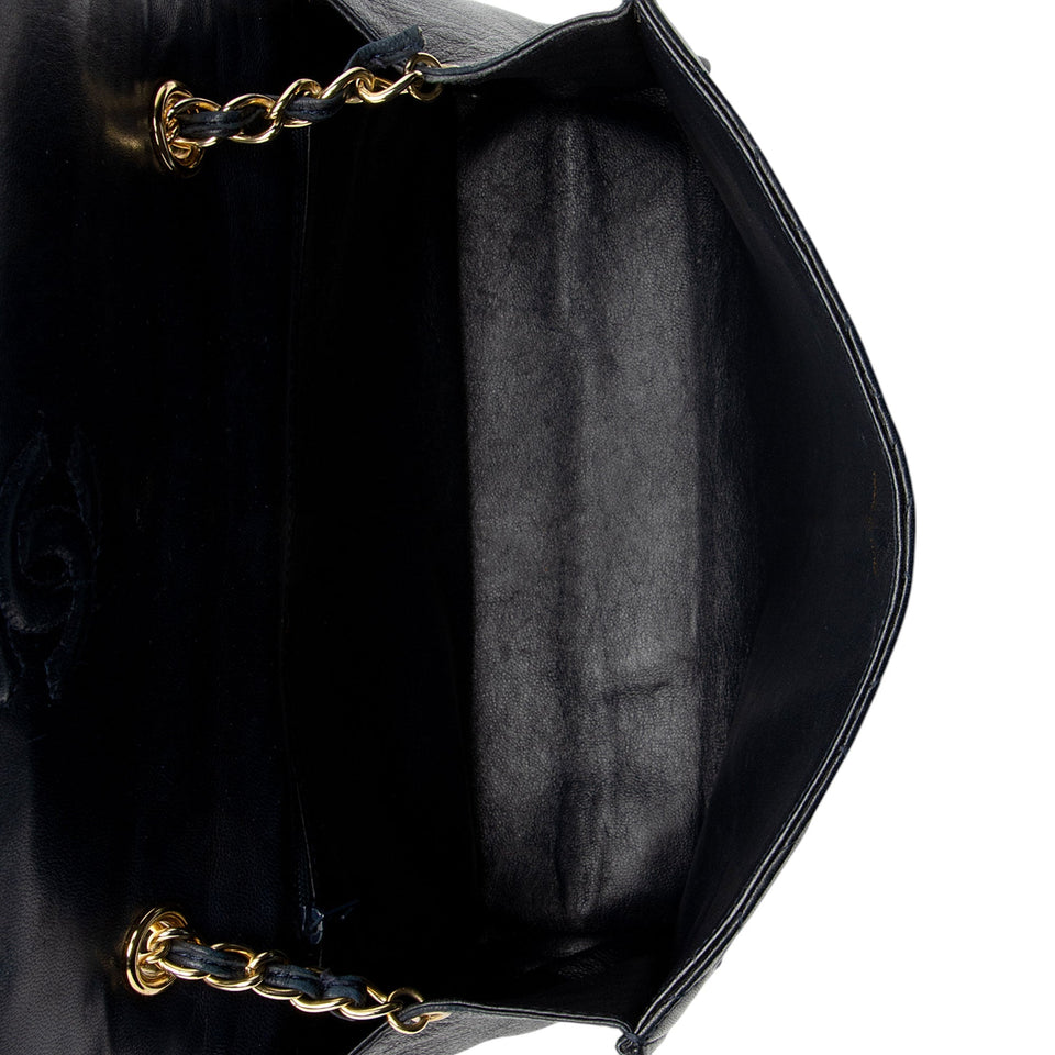 Chanel Vintage Lambskin Tassel Flap Bag