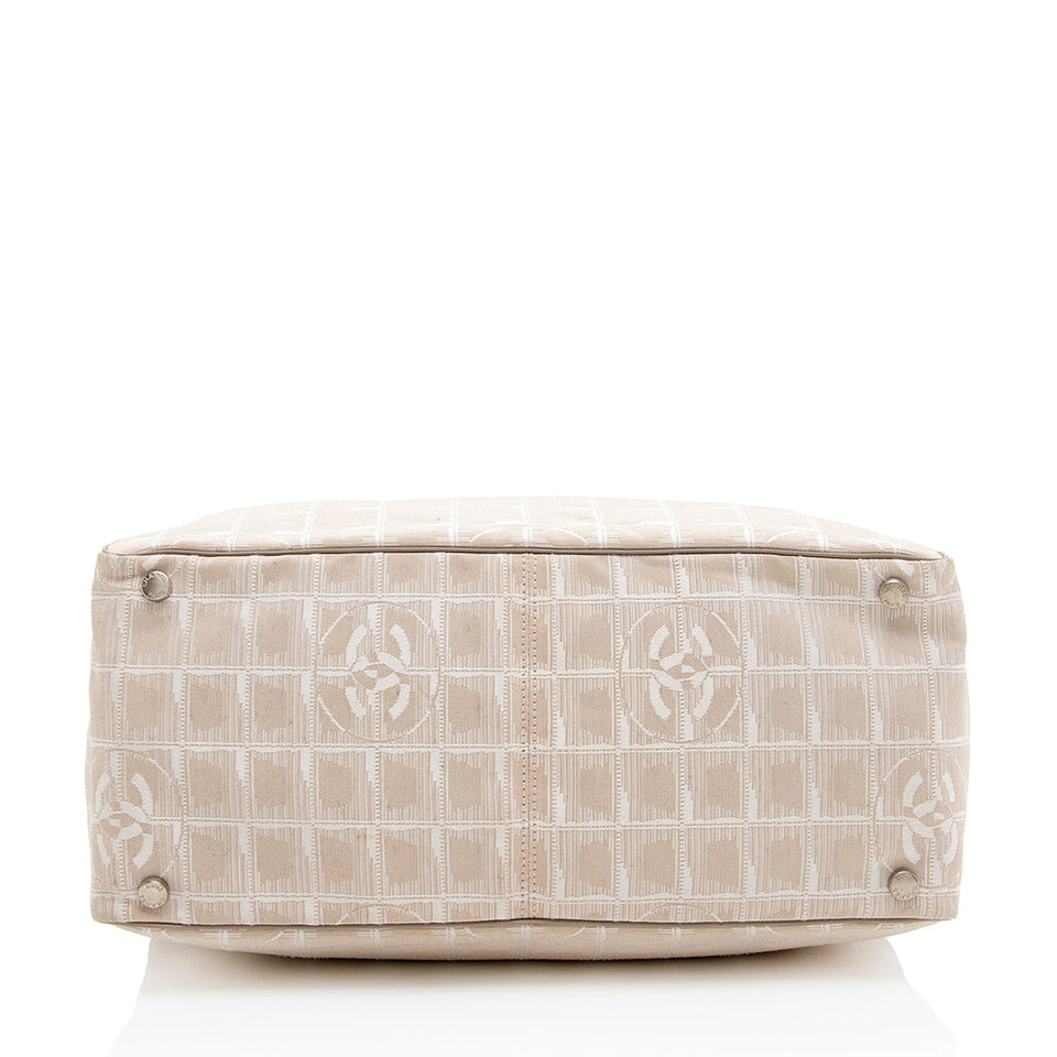 Chanel Vintage Nylon Travel Line Large Tote (SHF-20979)