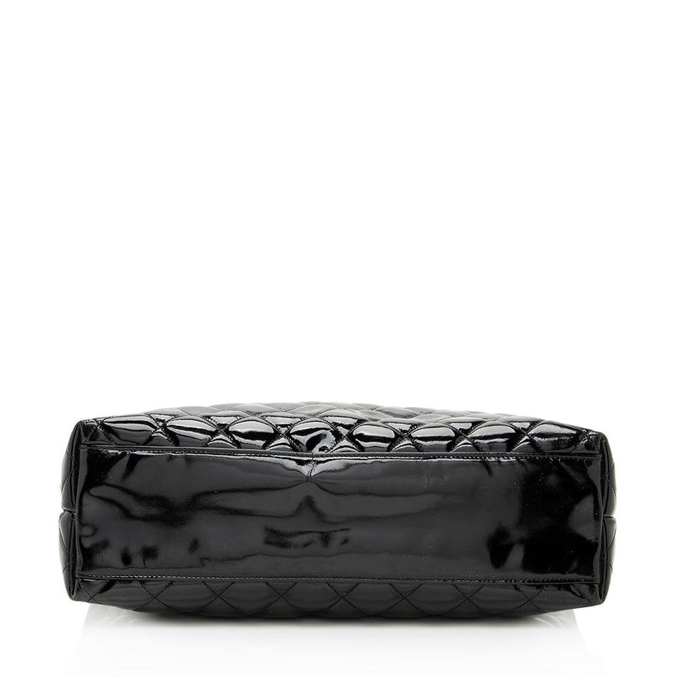 Chanel Vintage Patent Leather CC Tote - FINAL SALE (SHF-19446)