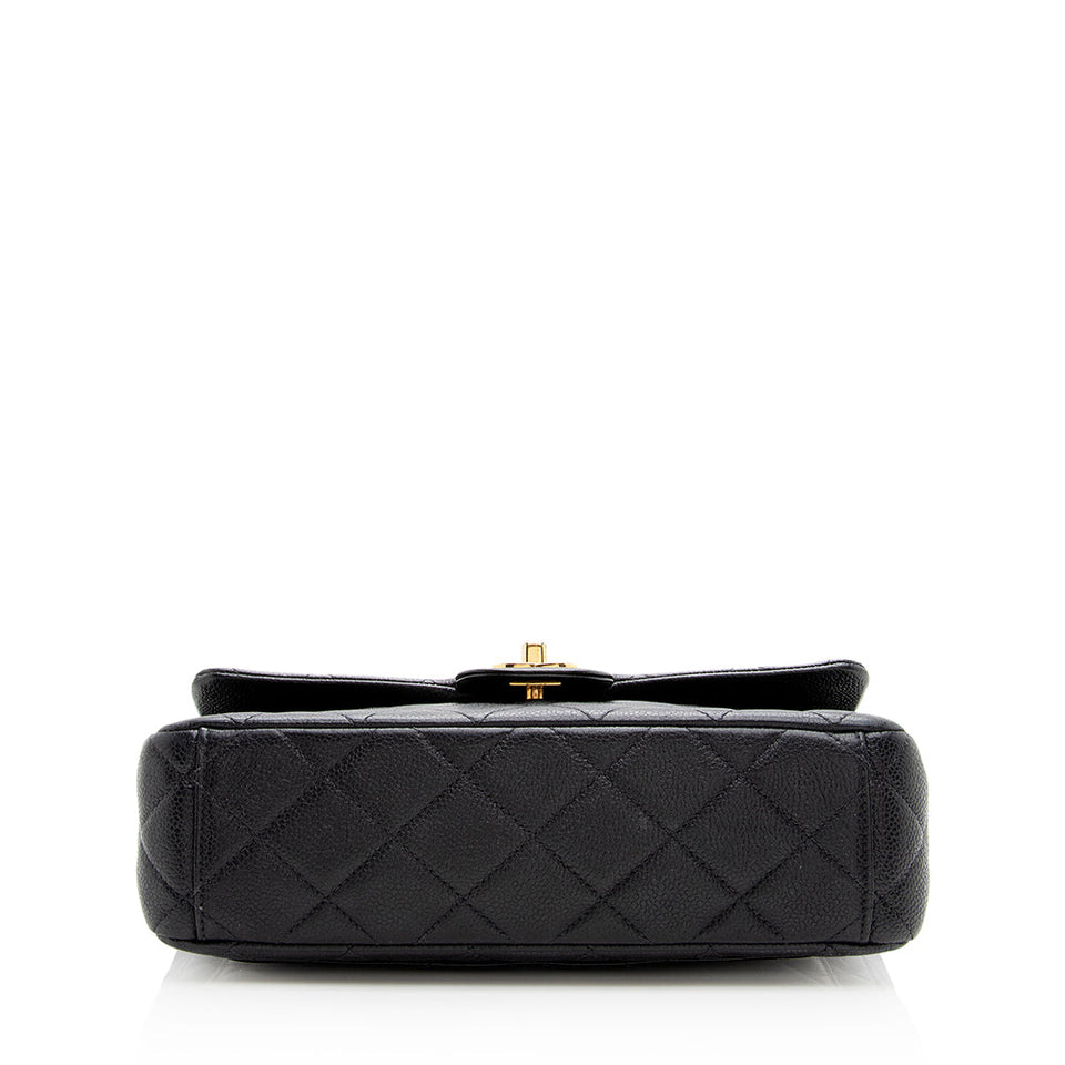 Chanel Vintage Quilted Leather Flap Shoulder Bag (SHF-18935)