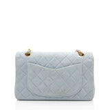 Chanel Vintage Suede Classic Small Double Flap Bag