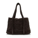 Chanel Wrinkled Lambskin Hidden Chain Tote