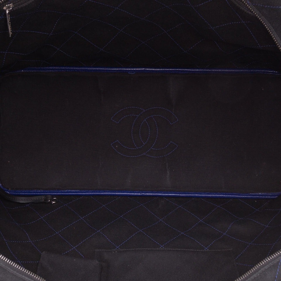 Chanel XL Quilted Caviar Shopping Fever Tote