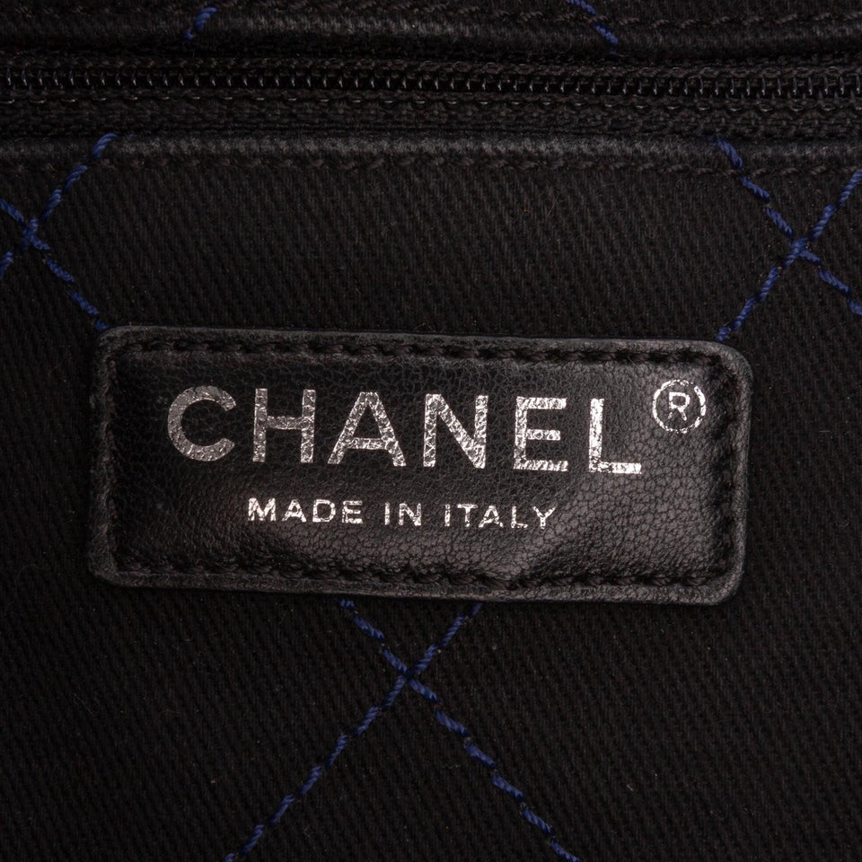 Chanel XL Quilted Caviar Shopping Fever Tote