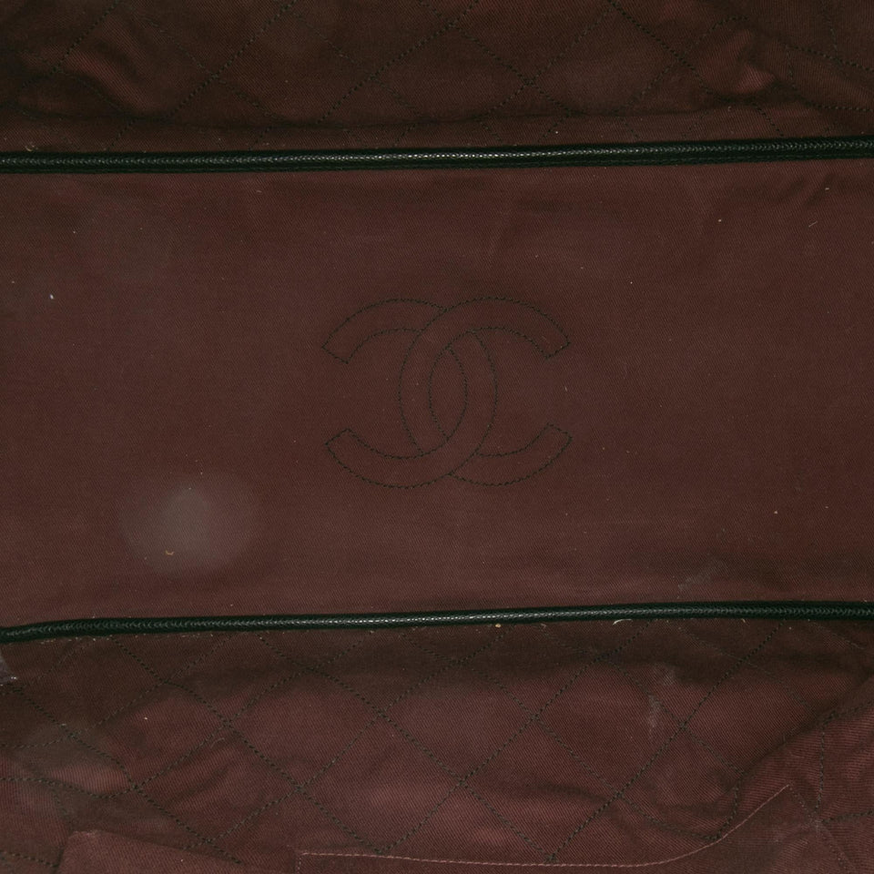 Chanel XL Quilted Caviar Shopping Fever Tote