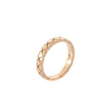 Chanel 18K Beige Gold Mini Coco Crush Ring Size 4.5