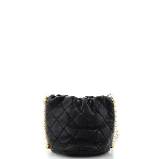 Chanel About Pearls Bucket Bag