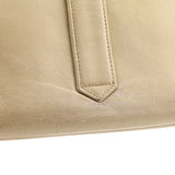 Chanel Beige Lambskin Vintage CC Clutch
