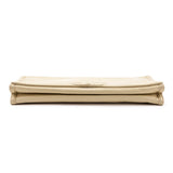 Chanel Beige Lambskin Vintage CC Clutch