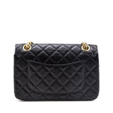 Chanel Black Aged Calfskin Quilted 2.55 Reissue Mini Flap Bag