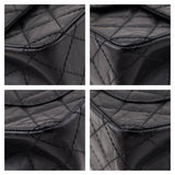 Chanel Black Aged Calfskin Quilted 2.55 Reissue Mini Flap Bag