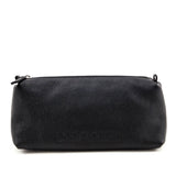 Chanel Black Calfskin Cosmetic Pouch