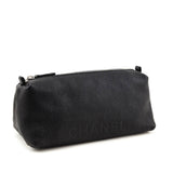 Chanel Black Calfskin Cosmetic Pouch