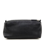 Chanel Black Calfskin Cosmetic Pouch