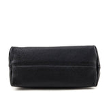 Chanel Black Calfskin Cosmetic Pouch