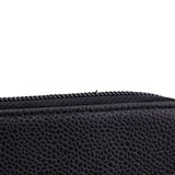 Chanel Black Caviar Large Timeless CC Zip Around Wallet
