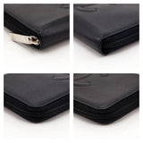 Chanel Black Caviar Large Timeless CC Zip Around Wallet